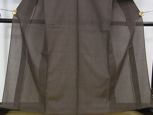 平和屋本店■極上 夏物 越後結城物語 100亀甲 十日町白新染織謹製 証紙付き 逸品 未使用 DZAA1461kh4 - 平和屋