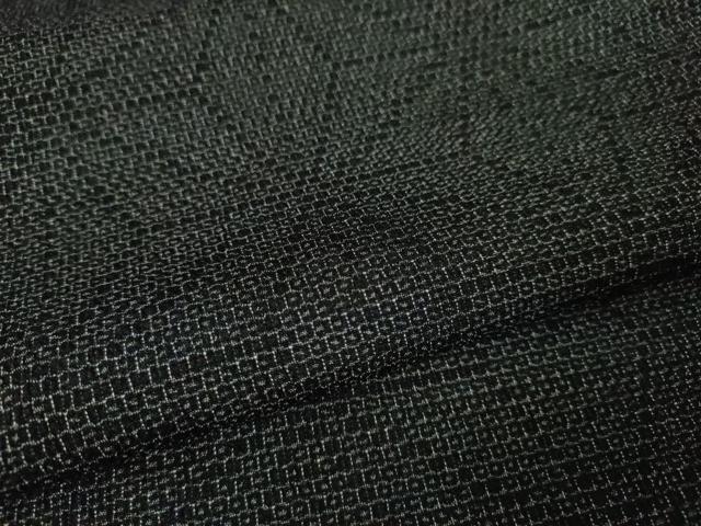 平和屋本店■極上 白鷹お召 110亀甲 麻の葉文様 逸品 未使用 DZAA2632kh5 - 平和屋