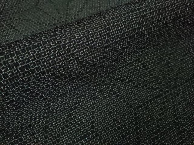 平和屋本店■極上 白鷹お召 110亀甲 麻の葉文様 逸品 未使用 DZAA2632kh5 - 平和屋