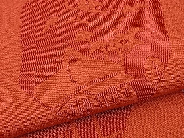 平和屋着物■六通柄袋帯 吉祥風景文 ささ野 逸品 n-ds1274
