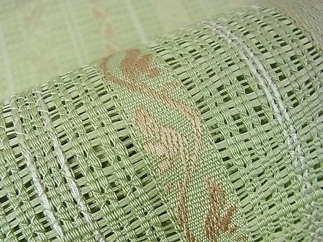 平和屋本店■極上 夏物 1897年創業 名門岡野 本場筑前博多織 千年工房 八寸名古屋帯 やまと誂製 証紙付き 逸品 未使用 DZAA1122kh4 - 平和屋