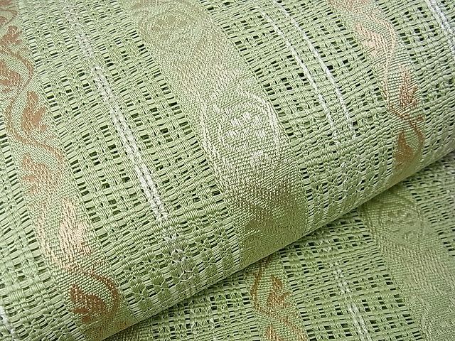 平和屋本店■極上 夏物 1897年創業 名門岡野 本場筑前博多織 千年工房 八寸名古屋帯 やまと誂製 証紙付き 逸品 未使用 DZAA1122kh4 - 平和屋