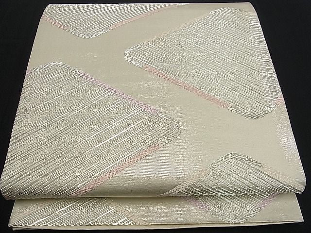 平和屋着物■六通柄袋帯 唐織 吉祥文 銀糸 逸品 ch0770