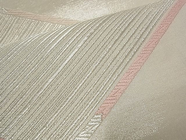 平和屋着物■六通柄袋帯 唐織 吉祥文 銀糸 逸品 ch0770