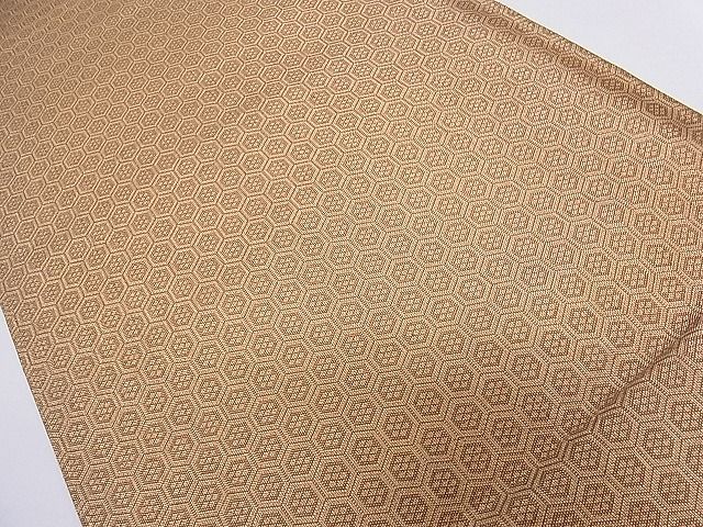 平和屋着物■六通柄袋帯 亀甲吉祥文 金糸 逸品 ch2820