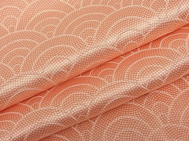 平和屋着物■付下げ 青海波 逸品 hy6776