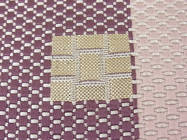 期間限定セール30%off■極上 1897年創業 名門岡野 本場筑前博多織 千年工房 八寸名古屋帯 幾何学文様 逸品3s20794