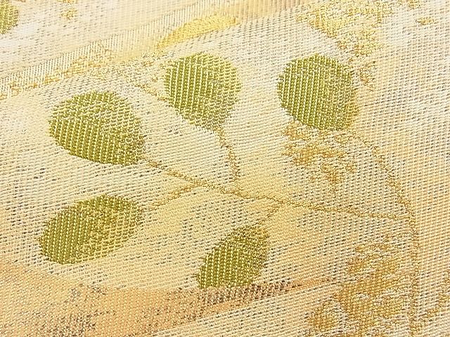 平和屋着物■六通柄袋帯 雲取り流水船文 金銀糸 逸品 n-ip1587
