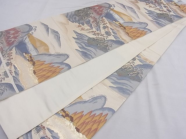 平和屋着物■六通柄袋帯 昔日従来 逸品 n-mz7241