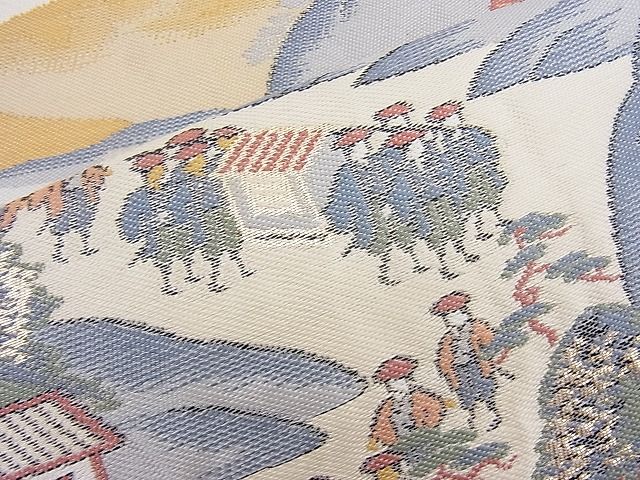 平和屋着物■六通柄袋帯 昔日従来 逸品 n-mz7241