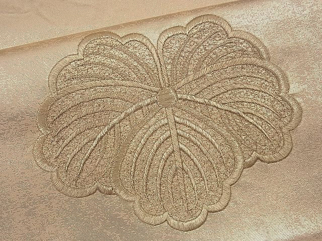 平和屋着物■袋帯 総刺繍 吉祥文 金糸 逸品 n-ts0150