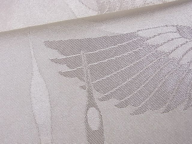 平和屋着物■六通太鼓柄袋帯 祝鶴 金銀糸 逸品 n-xi0377