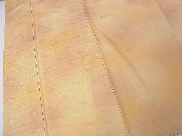 平和屋着物■付下げ 扇地紋 暈し染め 逸品 ud2507