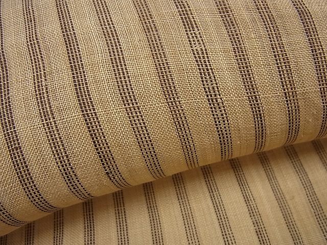 平和屋本店*極上 夏物 芭蕉布 青山みとも 縞 手積み芭蕉糸100% 逸品3s5259