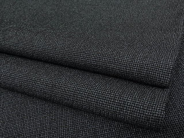 平和屋本店■極上 白鷹お召 単衣 蚊絣 着丈159.5cm 裄丈66cm 正絹 逸品 4kk4009