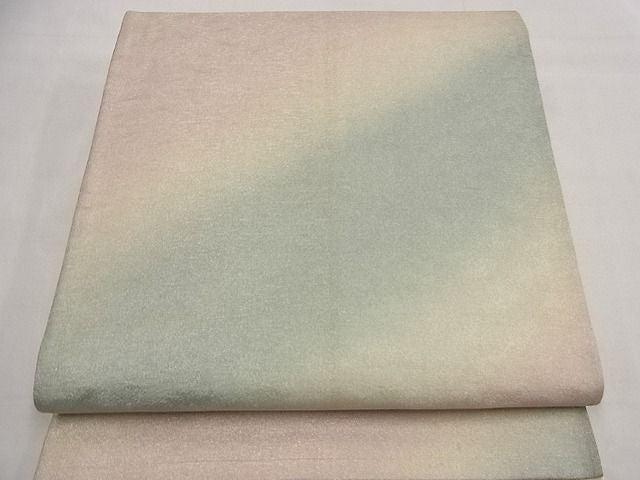 平和屋着物■全通柄袋帯 霞文 銀糸 逸品 n-ea0616