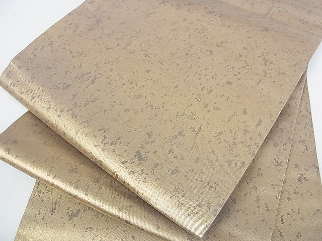 平和屋着物■六通柄袋帯 霞文 金彩 引箔 逸品 ud2648