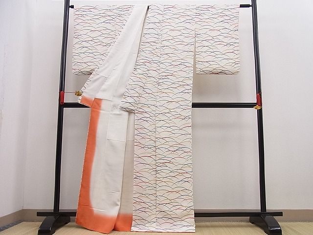 平和屋着物■付下げ 芝草文 逸品 n-pk4299