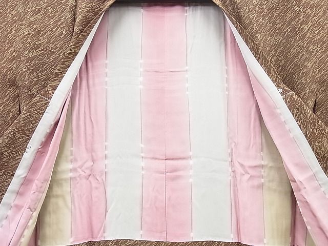 平和屋着物■道行コート 吉祥文 逸品 n-pk4409