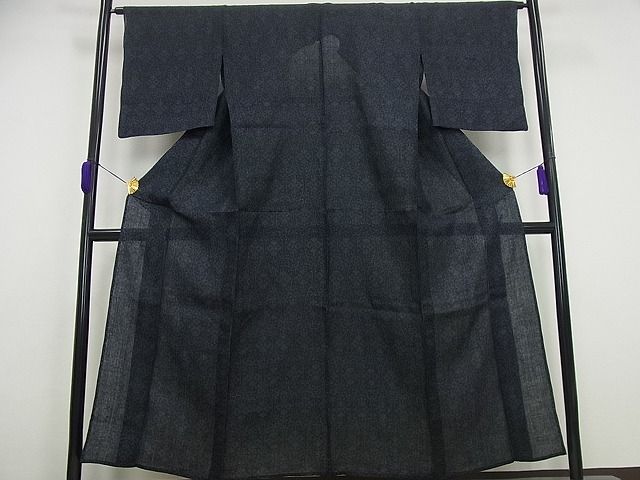 平和屋本店■極上 夏物 重要無形文化財 本場宮古上布 苧麻 逸品3s5714