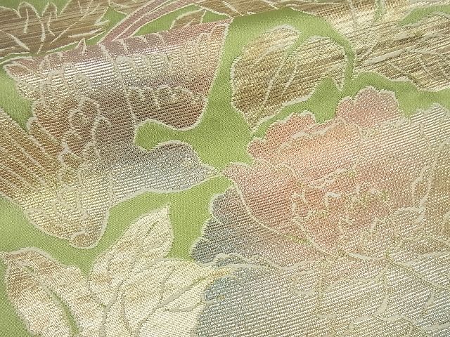 平和屋本店●極上 龍村美術織物 たつむら 六通柄袋帯 花鳥苑錦 逸品4s116