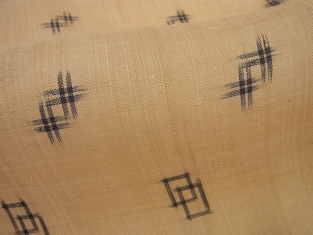 平和屋本店*極上 夏物 芭蕉布 手積み芭蕉糸100% 証紙付き 逸品 未使用4s123