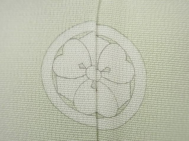 平和屋本店■極上 創業460年・千總 訪問着 駒刺繍 竹垣花文 パールトーン加工 逸品4s161