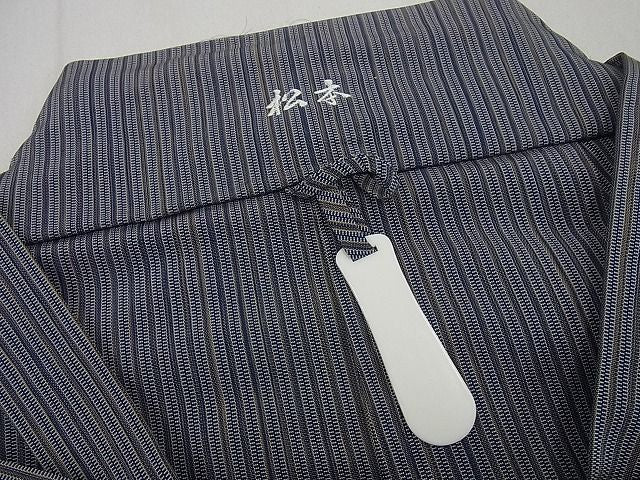 平和屋本店■極上 男性 人間国宝 甲田綏郎 精好仙台平 馬乗り袴 縞 逸品4s196