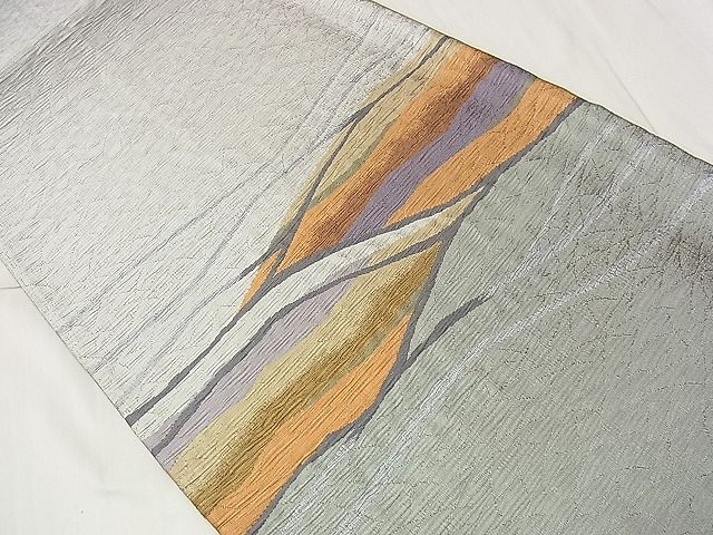 平和屋着物■両面 太鼓柄袋帯 膨れ織 霞文 逸品 eg1530
