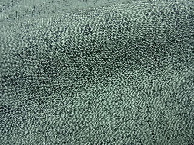平和屋本店●極上 本場結城紬 重要無形文化財 100亀甲 流水吉祥文 証紙付き 逸品4s282