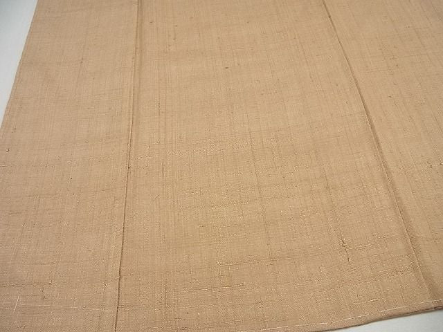平和屋本店■極上 浦野理一 経節紬 焦香色 逸品 未使用4s310
