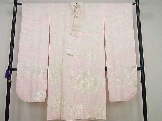 平和屋本店●極上 創業460年・千總 振袖・長襦袢セット 駒刺繍 更紗花唐草文 金彩 半衿刺繍 逸品4s316