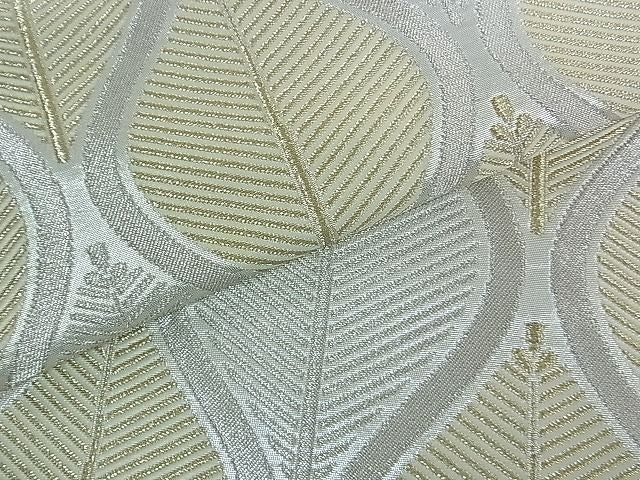 平和屋着物■六通柄袋帯 立涌松文 金銀糸 ud3812