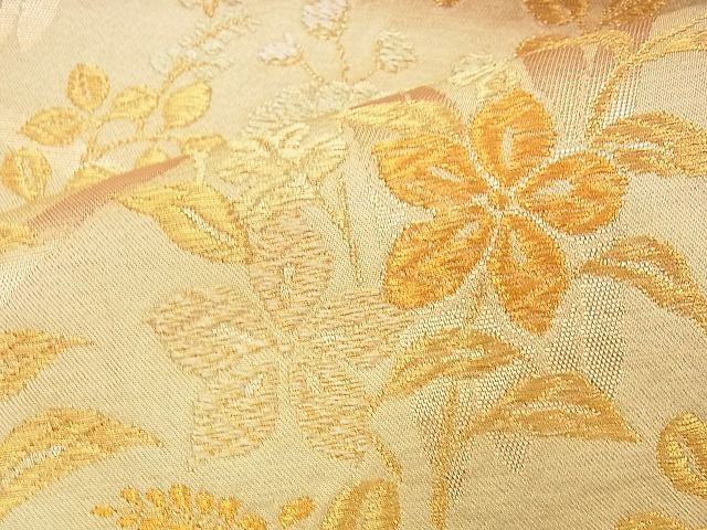 平和屋着物■六通柄袋帯 菊花文 金糸 逸品 n-me1252