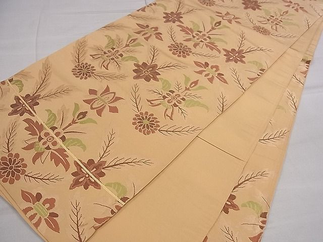 平和屋着物■六通柄袋帯 草花文 逸品 CAAA2498ze
