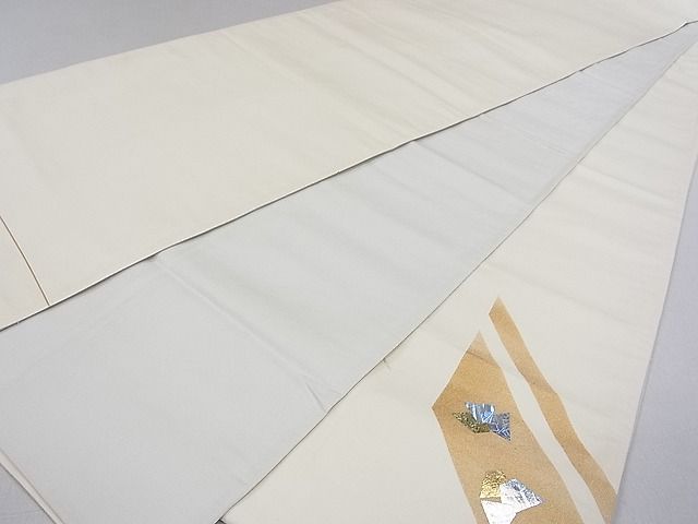 平和屋着物■太鼓柄袋帯 箔散らし 金銀彩 逸品 DAAA8069fe