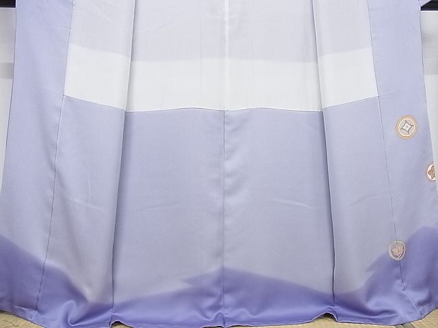 平和屋本店●極上 創業460年・千總 訪問着 駒刺繍 花蝶丸文 金彩 正絹 逸品 未使用 KAAA0443kk4