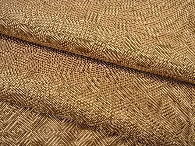 期間限定セール30%off●希少 伊兵衛織 工芸手織 入子菱 飴色地 逸品4s580
