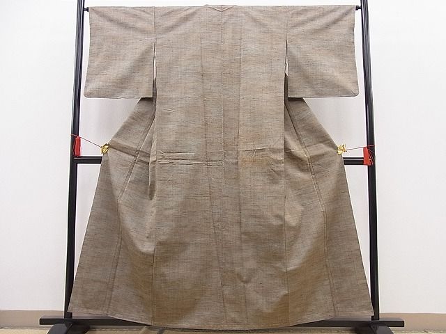 平和屋着物■上質な紬 吉祥文 逸品 BAAC8675pk
