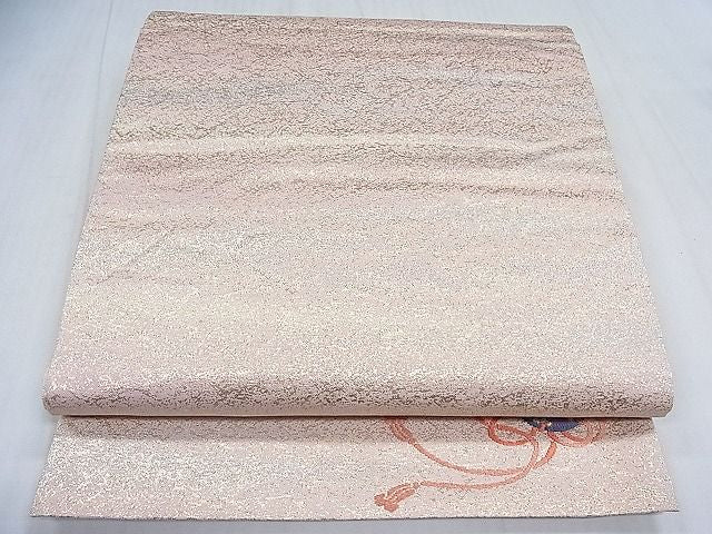 平和屋着物◎六通柄袋帯 ワンポイント 鏡裏文 金糸 逸品 CAAC8195nb