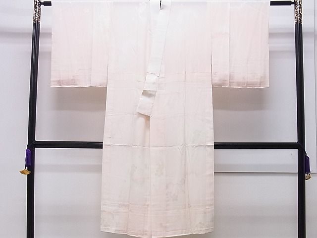 平和屋着物■上質な長襦袢 無双仕立て 舞花地紋 暈し染め 逸品 CAAA9539ev