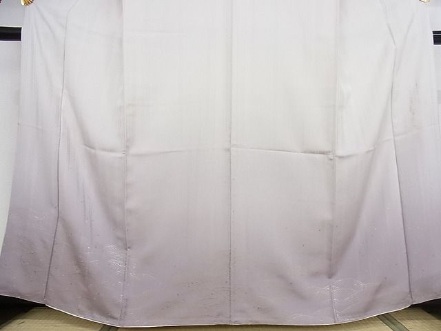 平和屋本店●極上 金彩友禅 卓越技能者・名工・和田光正 訪問着 立波文 暈し染め 正絹 逸品 KAAA0688kk4