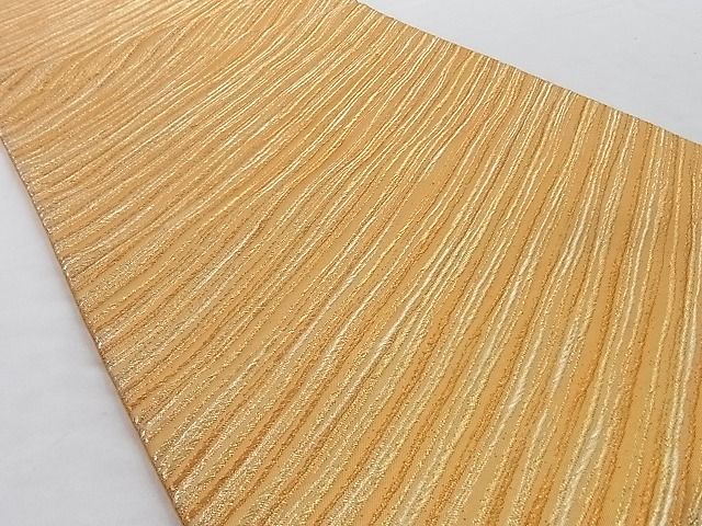 平和屋着物◎西陣 六通柄袋帯 斜縞 金銀糸 正絹 逸品 AAAD9206Ajz