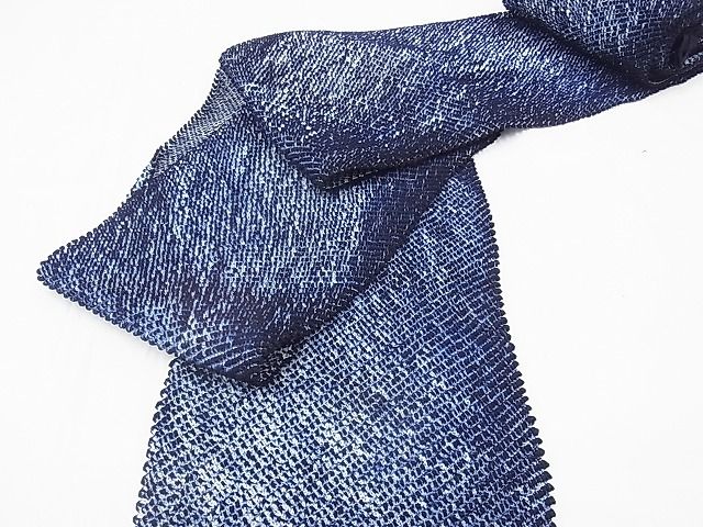 平和屋着物∴夏物 有松鳴海絞り 浴衣 反物 総絞り 綿 着尺 逸品 未使用 BAAC2006sh
