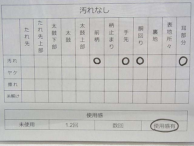 平和屋着物◎太鼓柄袋帯 唐織 エ霞扇面吉祥花文 金糸 逸品 BAAD1662du
