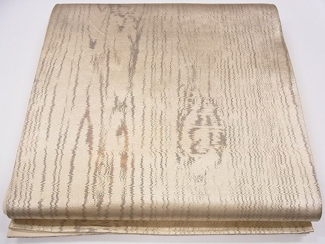 平和屋着物◎六通柄袋帯 杢目文様 金糸 引箔 逸品 CAAC5045eg