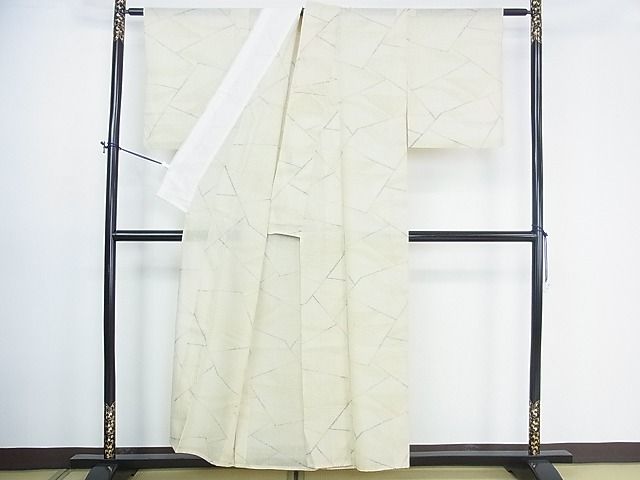 平和屋着物■夏物 小紋 切嵌 洗える着物 DAAC1493wb