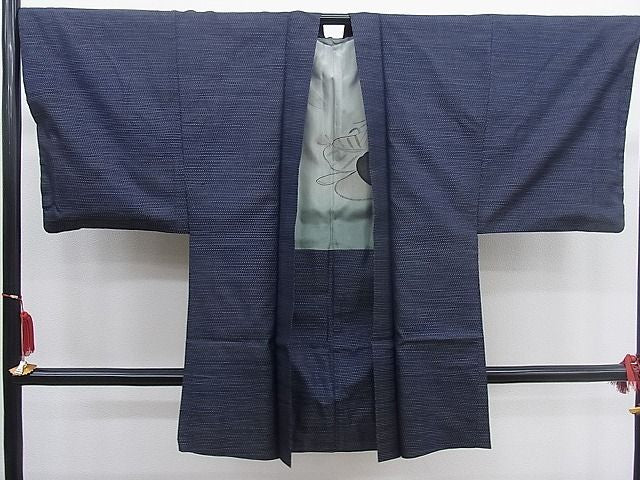 平和屋着物●男性 本場大島紬 アンサンブル 吉祥文 逸品 BAAD0575mz