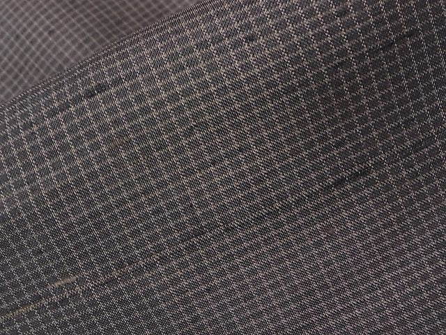 平和屋着物■男性 紬 格子 逸品 DAAC6089fe