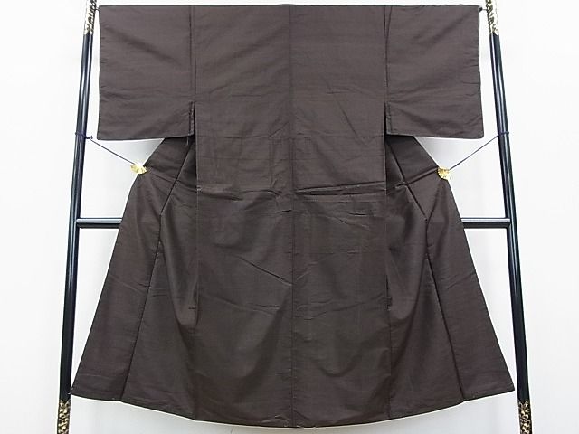 平和屋着物■男性 紬 格子 逸品 DAAC6089fe